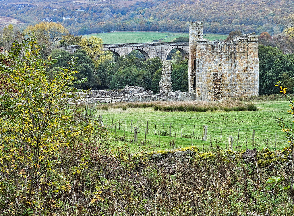 The ruins of Edlingham Castle