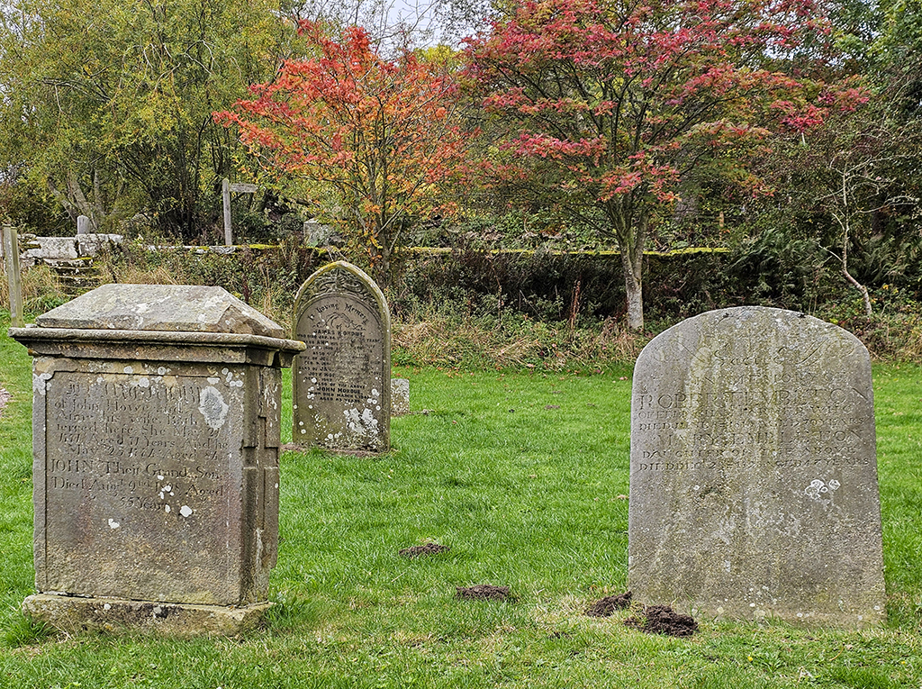 The churchyard at Edlingham