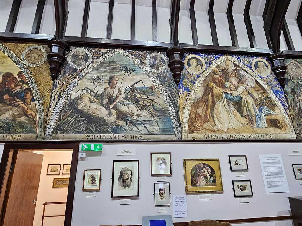 murals in Lady Waterford Hall