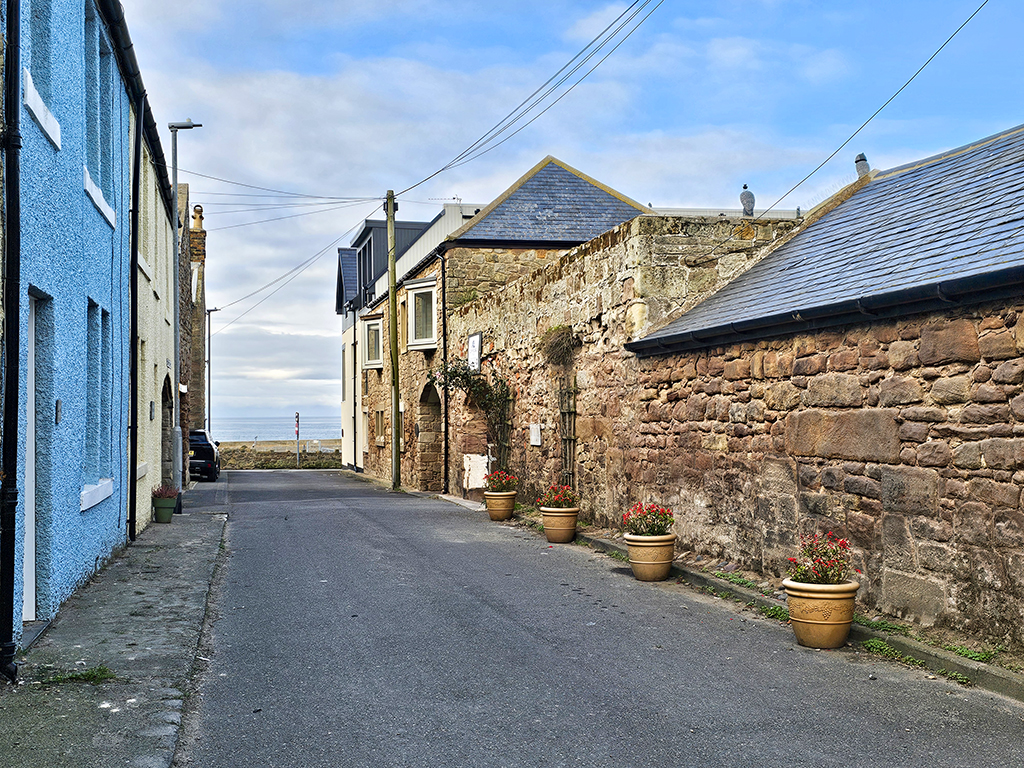 Fishermans cottages in Seahouses