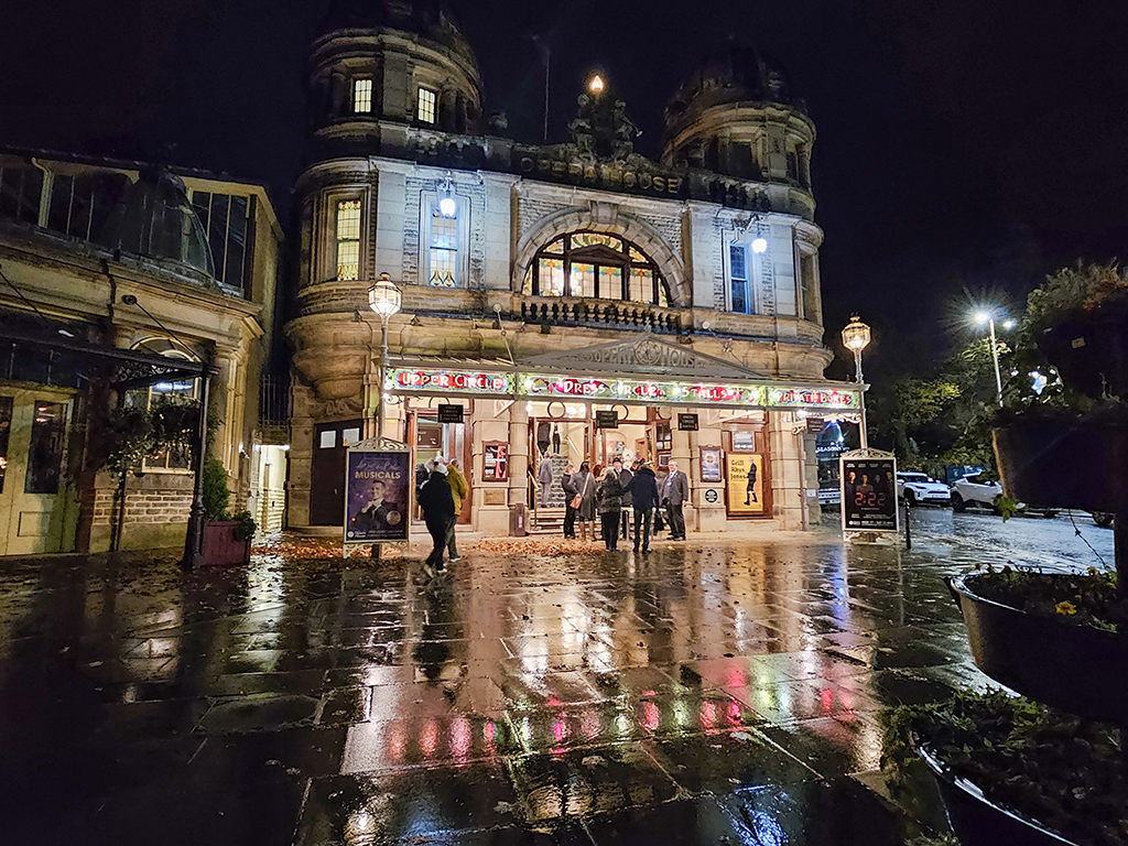 Buxton Opera House at night