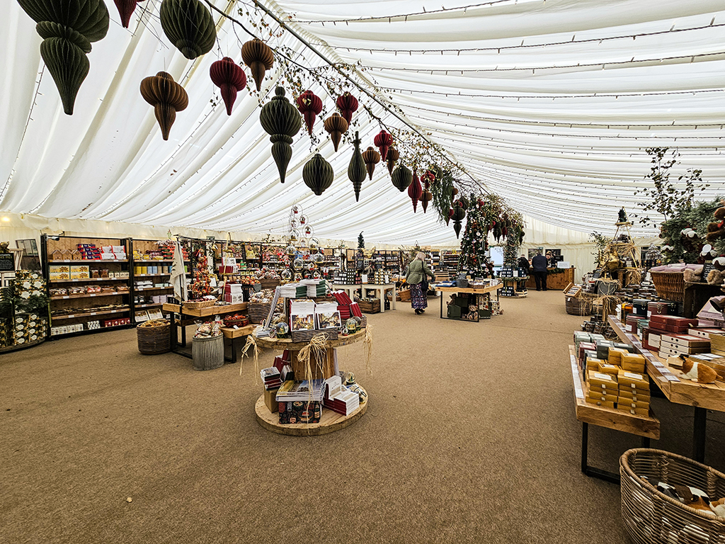 Chatsworth Farm Shop Christmas Pavillion
