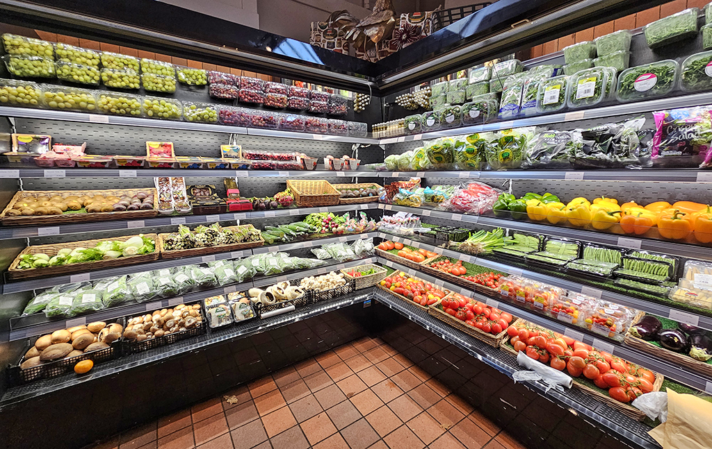 Chatsworth Farm Shop fruit and vegetables