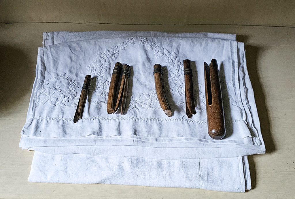 Dove Cottage linens and pegs