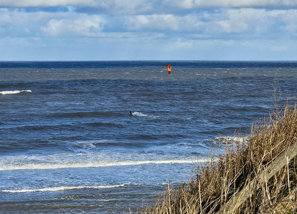 East Runton kitesurfing