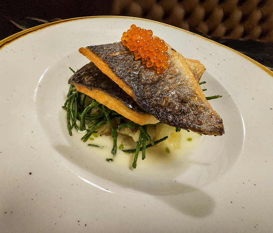 Seabass at the White Horse
