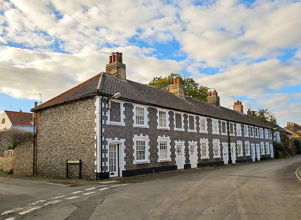 row of houses in Holt