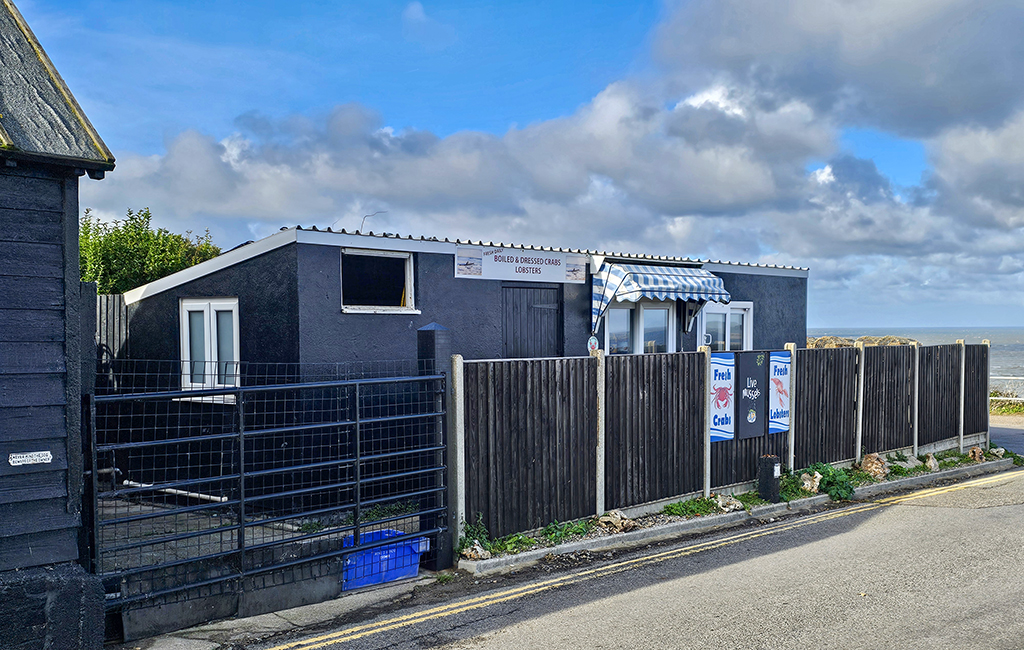 Seafood shack in Overstrand