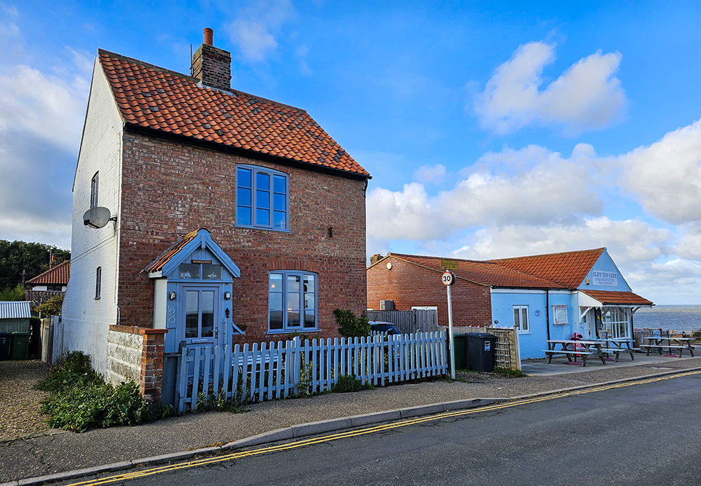 Village house and the tearoom at Overstrand