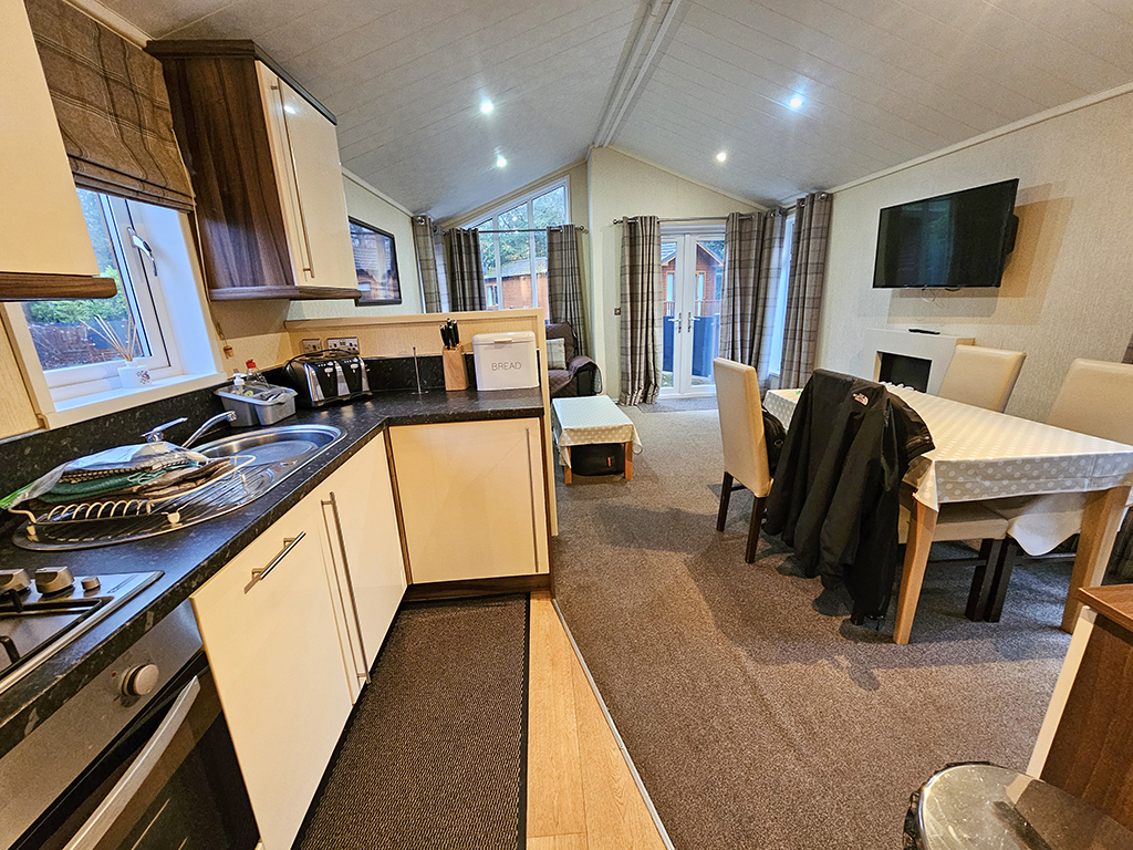 White Cross Holiday Park, kitchen, dining room, and lounge